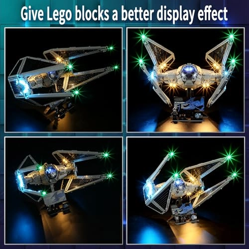 Led Light for LEGO 75382 Tie Interceptor - Plastic 1