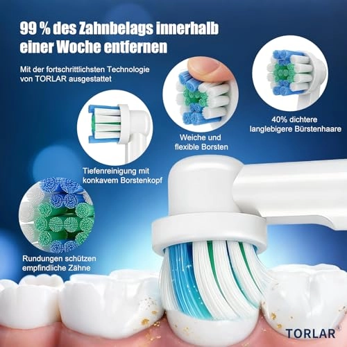 3862 - 8 Brush Heads 3 Modes White