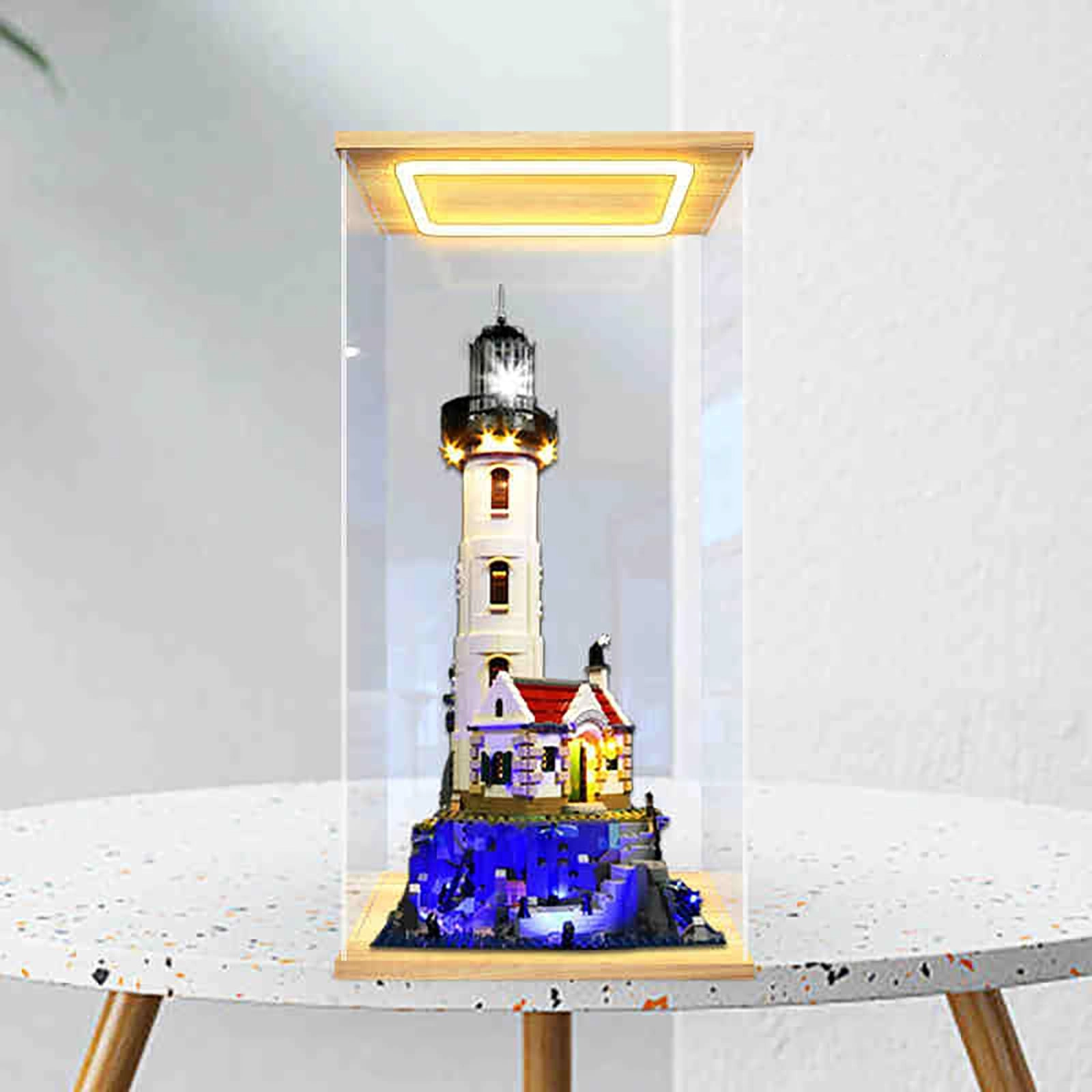 Display Case - Compatible with 21335 Dustproof Elegant Model with White Backlight (Display Case Only)