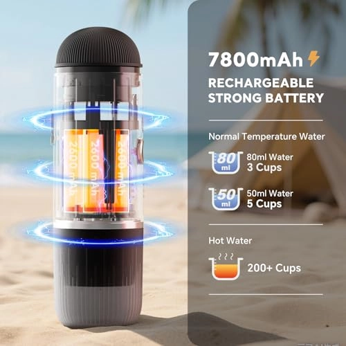 Portable Coffee Maker - powder capsules