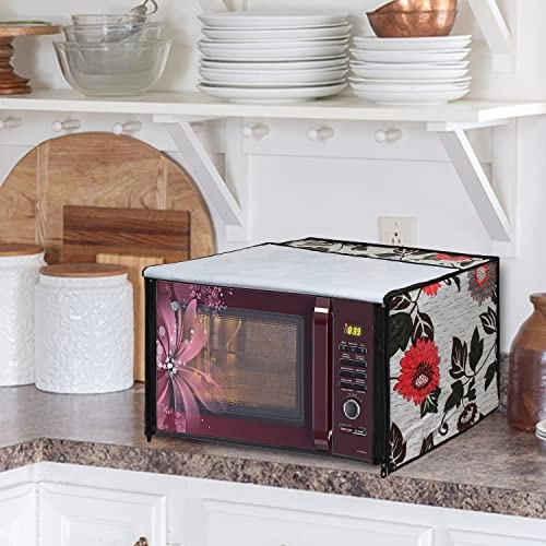 Microwave Oven Cover - 20 Liters Multicolor