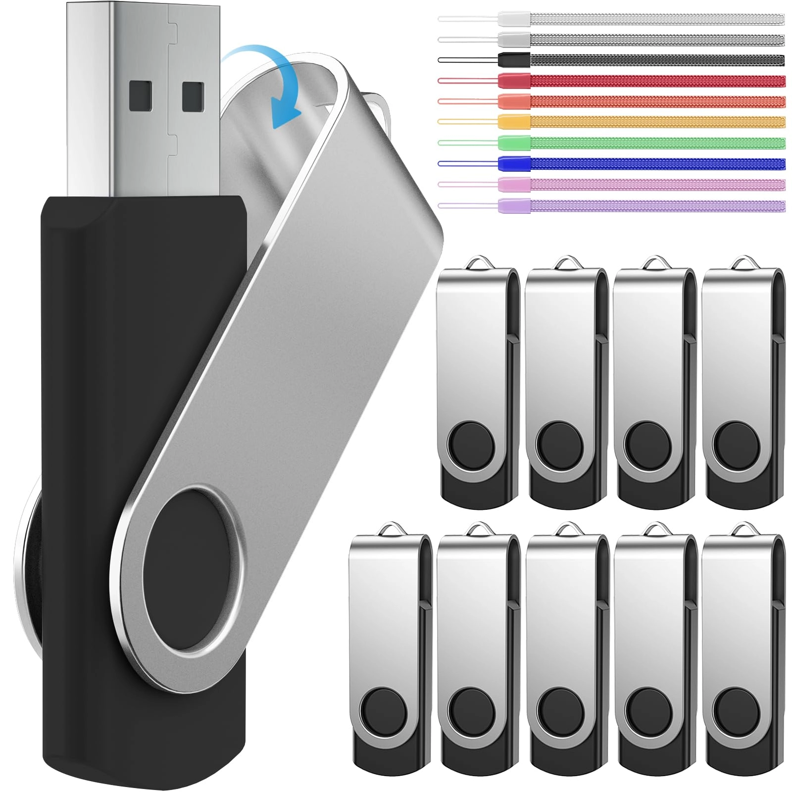 FEBNISCTE USB Flash Drive - USB 2.0 32GB Pack