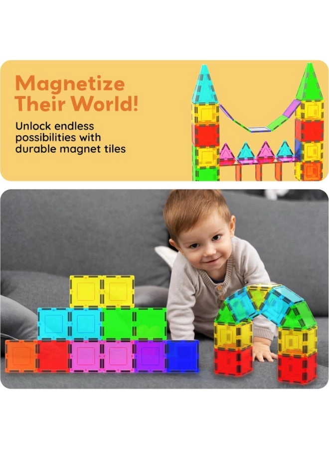 Magnetic Building Block Set - 12pcs