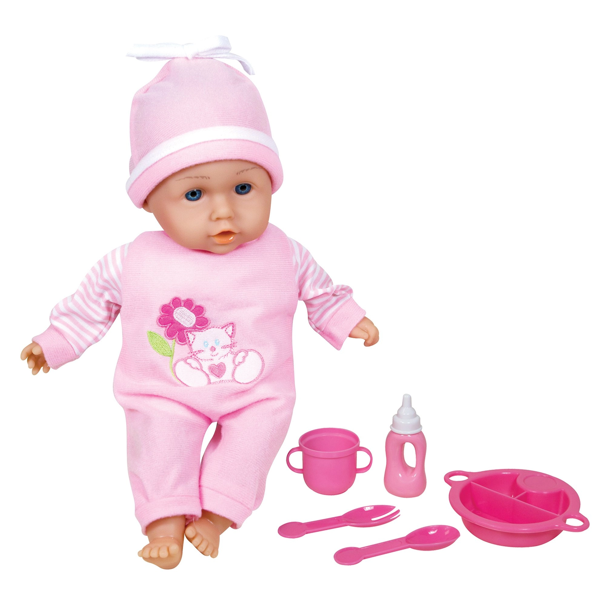 Lissi Kaibibi Talking Baby - 13 inches Pink Ages 2+