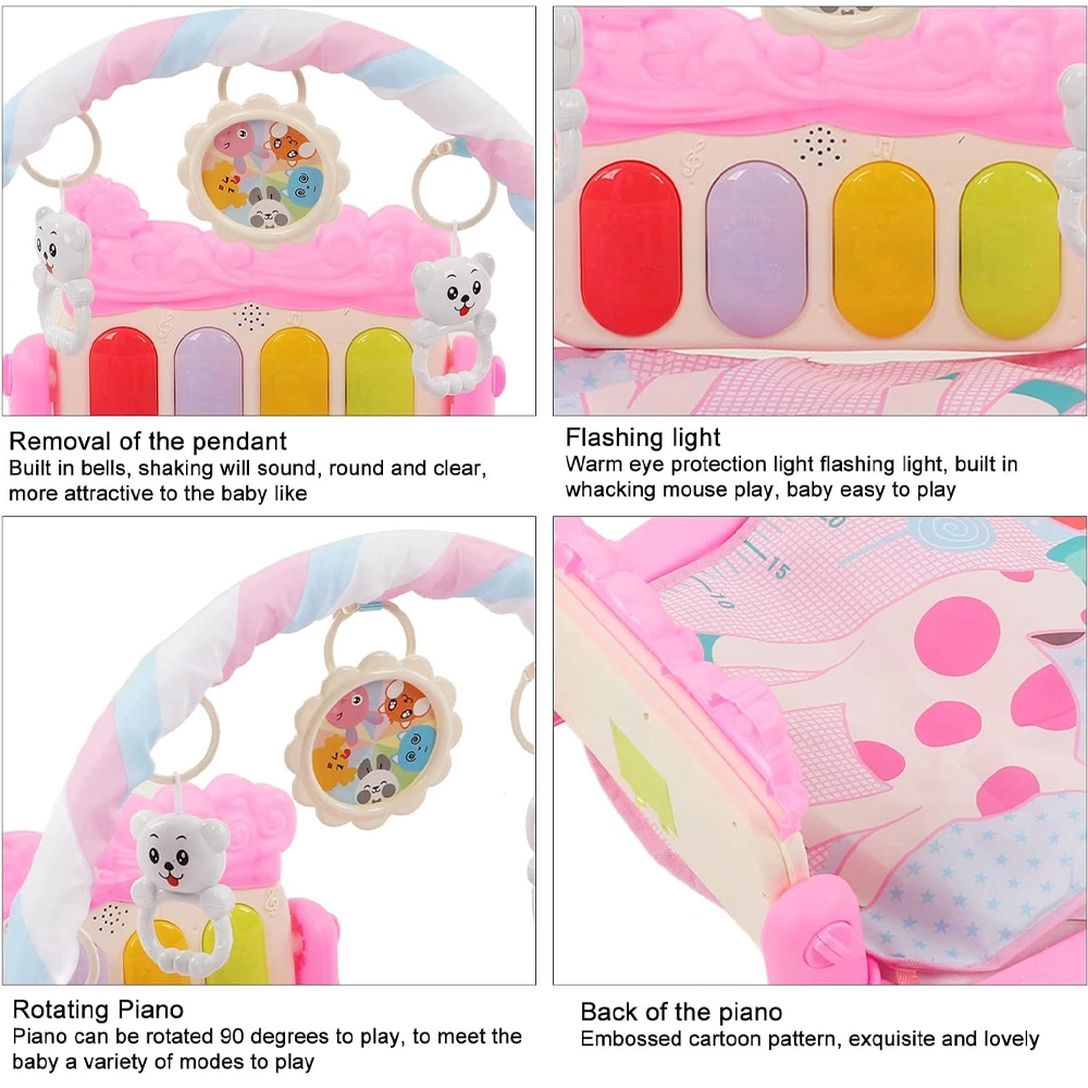 Rolling Ball Walker - Light And Music + Baby Drawing Mat