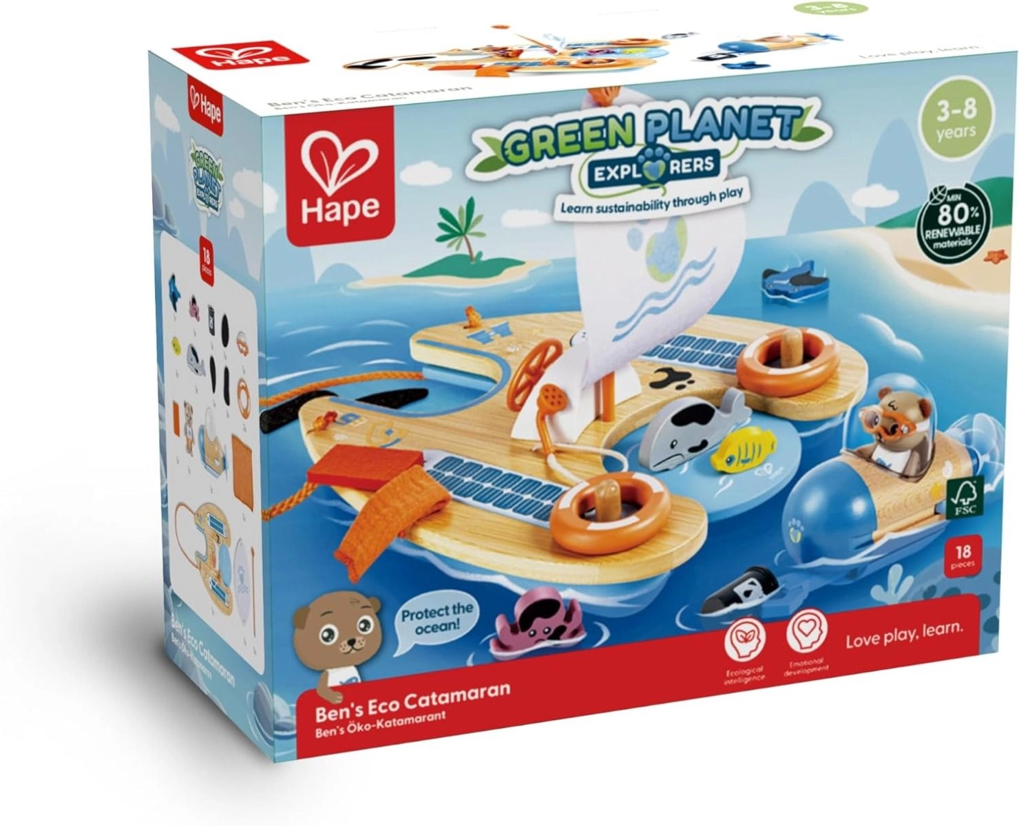 Bens Eco Catamaran Submarine Playset