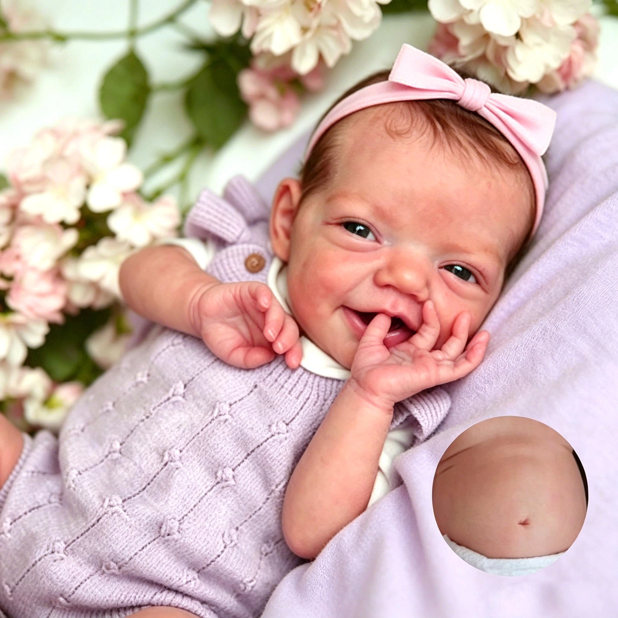 Anano Reborn Baby Doll - 50 cm Silicone Vinyl Ages 3+