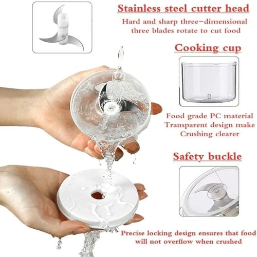 Mini Garlic Chopper - 250ML 45 watts