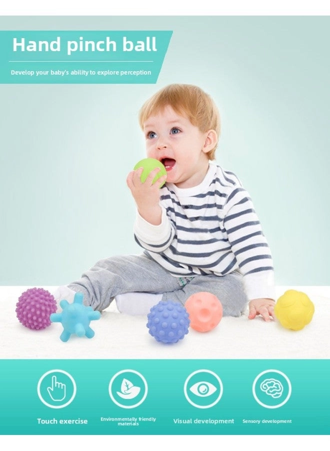 Generic Huang Er Baby Touch Hand Grab Ball - Upto 12 Months 8 pieces