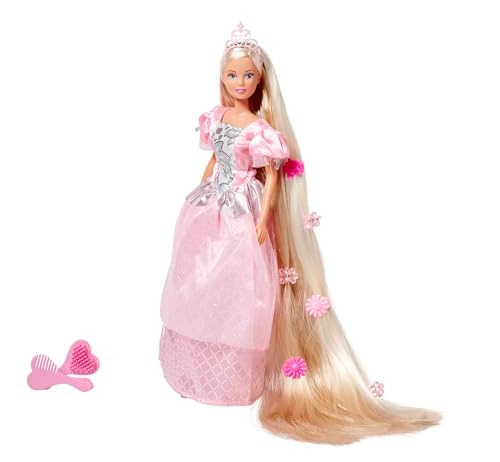 Rapunzel Fashion Doll - ultra long hair pink dresses Ages 3+