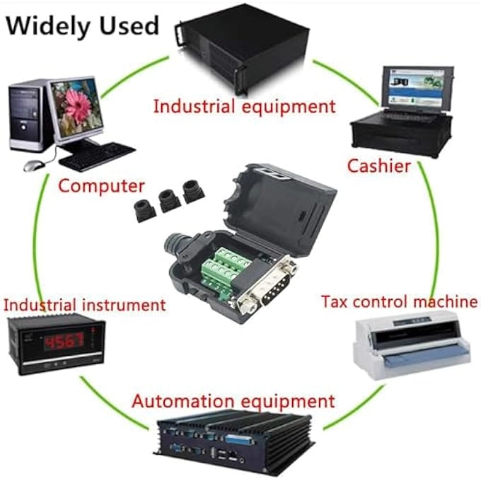 DB9 Serial to Terminal Male Connector