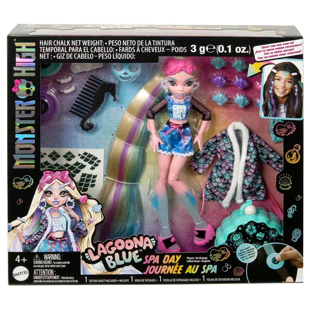 Lagoona Spa Day Doll Playset - Wear and Share Accessories Fully articulated Ages 4+