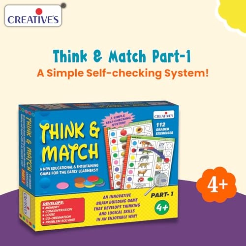 Think & Match Part-1 - 4 - 6 years 112 pieces