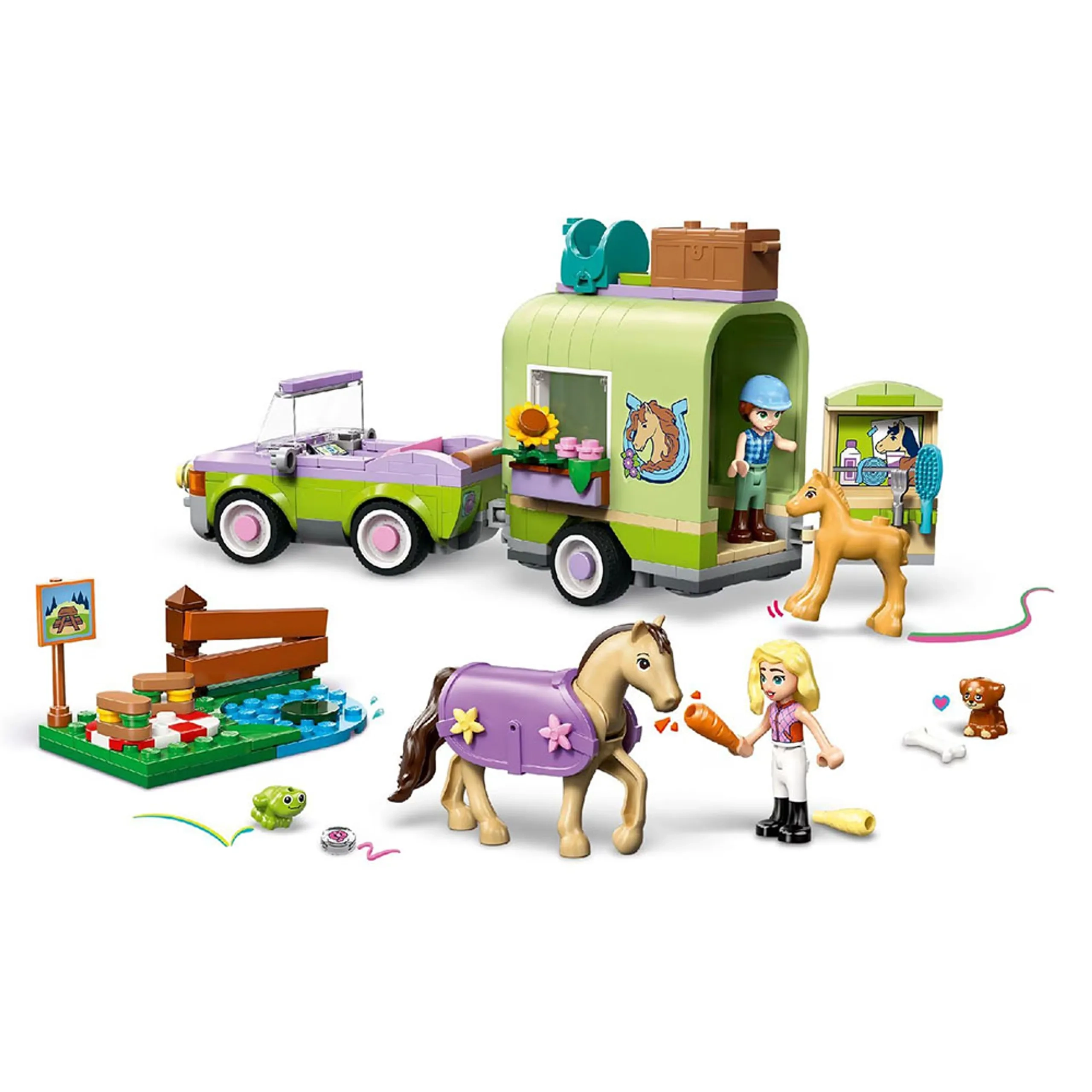 Friends Horse & Baby Foal Trailer (42695)