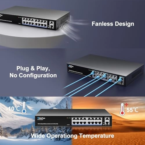 GP-GS1602P 16-ports