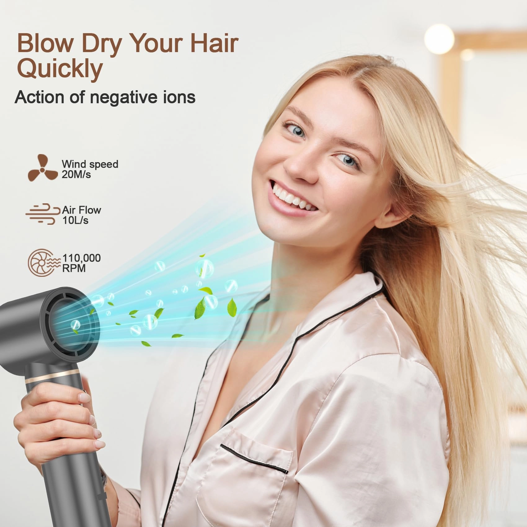 5 in 1 Hair Styler & Hot Air Brush - 800W Grey