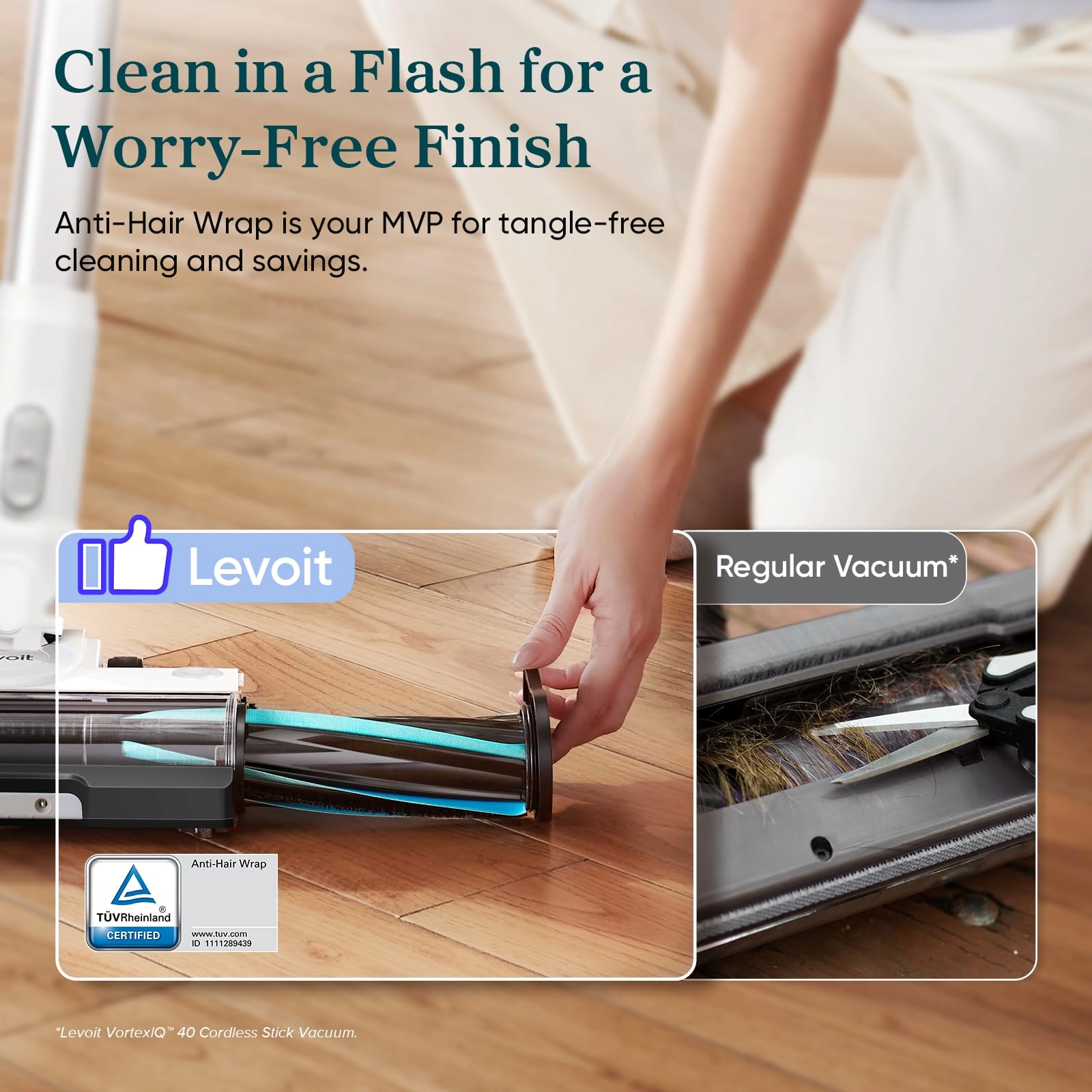 LSV-V201-WUK - Cordless Stick Vacuum Cleaner 50 minutes