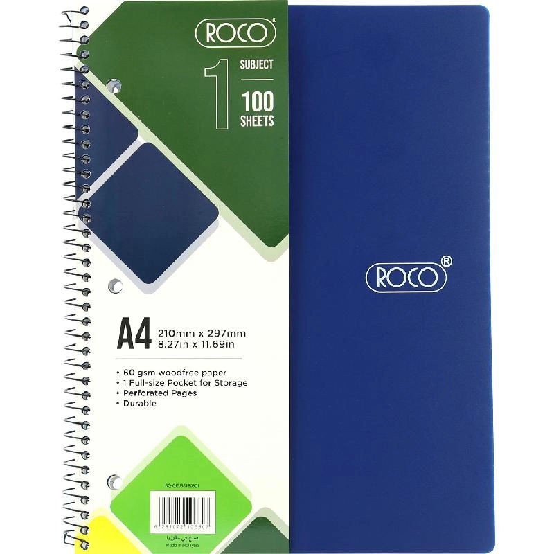 Neon A5 Spiral - Lined 100 Sheets