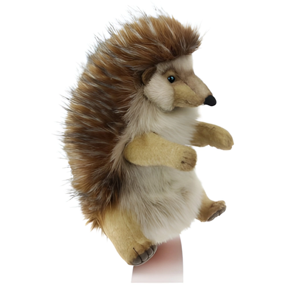HANSA LOCAL Hedgehog Hand Puppet - Plush Brown