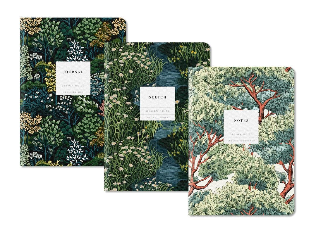 Ohh Deer Set No.6 Stitched Notebooks - 3 Pack