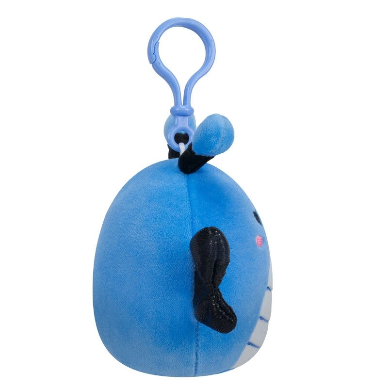 Waverly - Little Plush Clip-On 3.5 inch Blue Butterfly