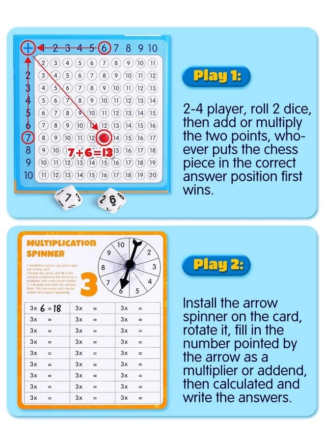 Magnetic Addition Multiplication Game Board - 8-12