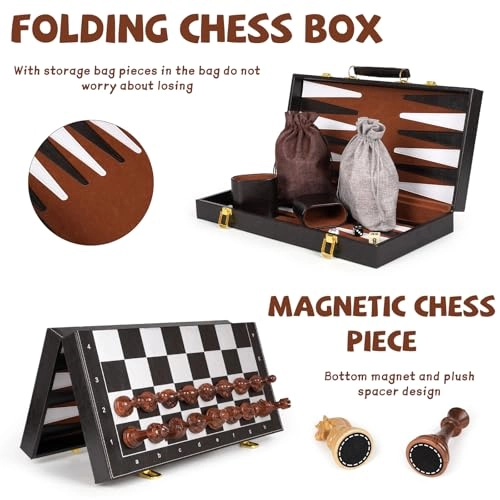 Chess + Checkers + Backgammon