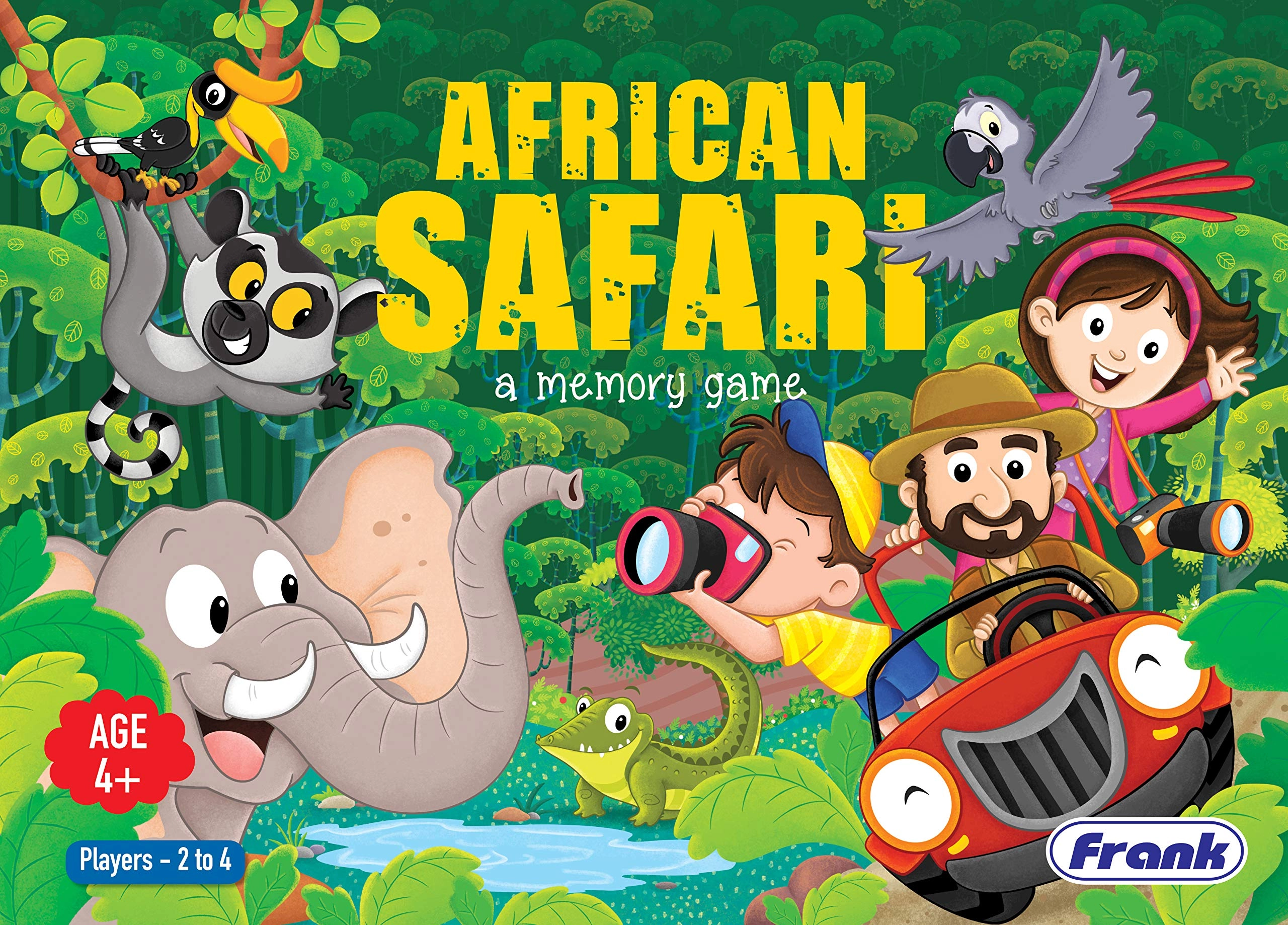 Frank African Safari Memory Game - 4 Years Old and Above 92 pieces