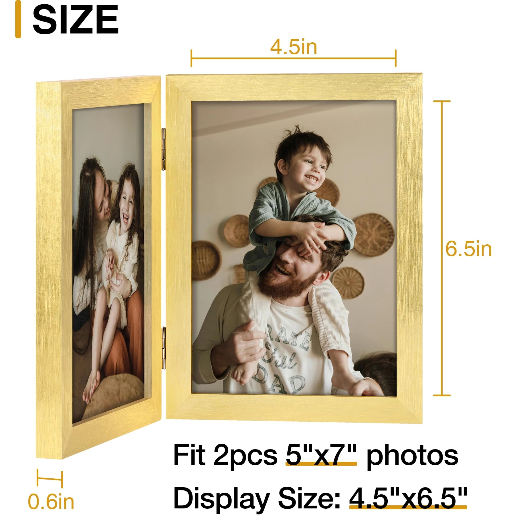 Double Picture Frame - 5x7 2