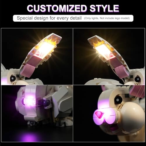 Lighting Set for Lego 31133 - White Rabbit