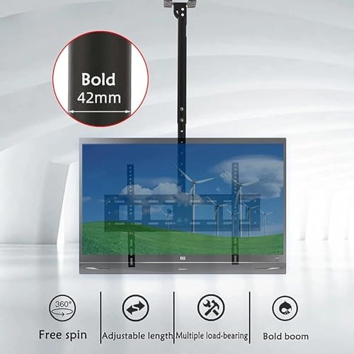 TV Ceiling Mount - 80kg 37-85 inch