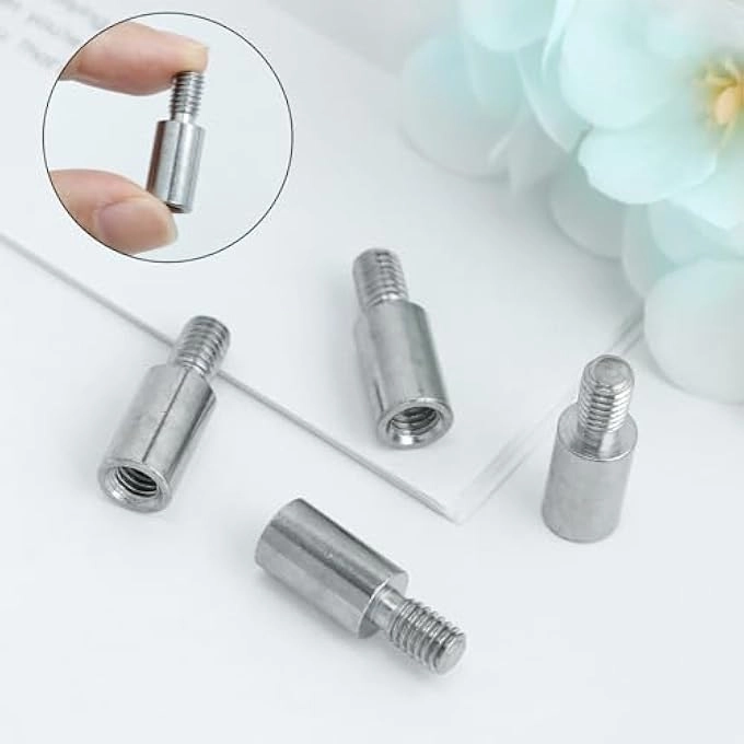 JOYSTICK SHAFT EXTENDERS - 4 PCS 15MM/0.6IN STAINLESS STEEL