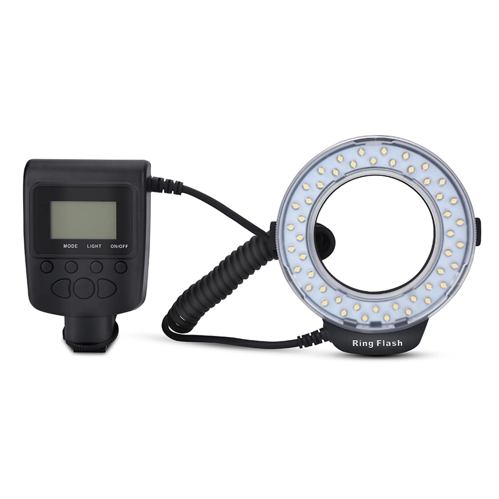 TIKATARER Portable LED Flash Light - 7 brightness modes LCD controller