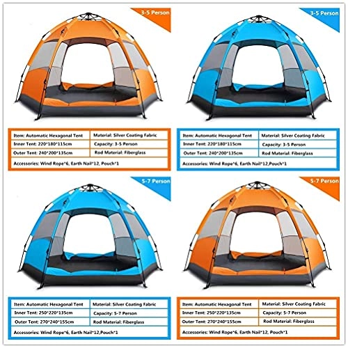 Quick Setup Family Tent - 3-5-7 Person