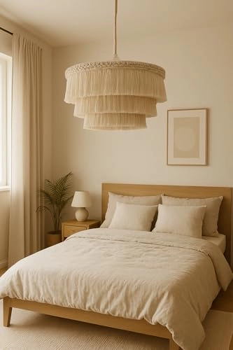 Bohemia Tassel Pendant Light - 3 Lights 23 Inches Wide Colour Creamy White
