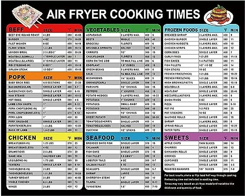 Air Fryer Cheat Sheet - Plastic 2 x