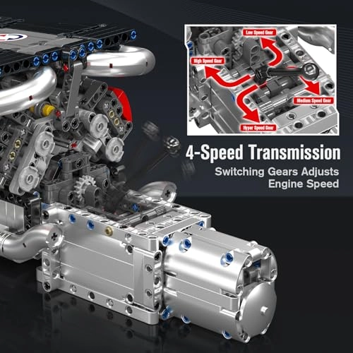 10203 V8 Engine Engineering - 8 years+ 1169 pieces