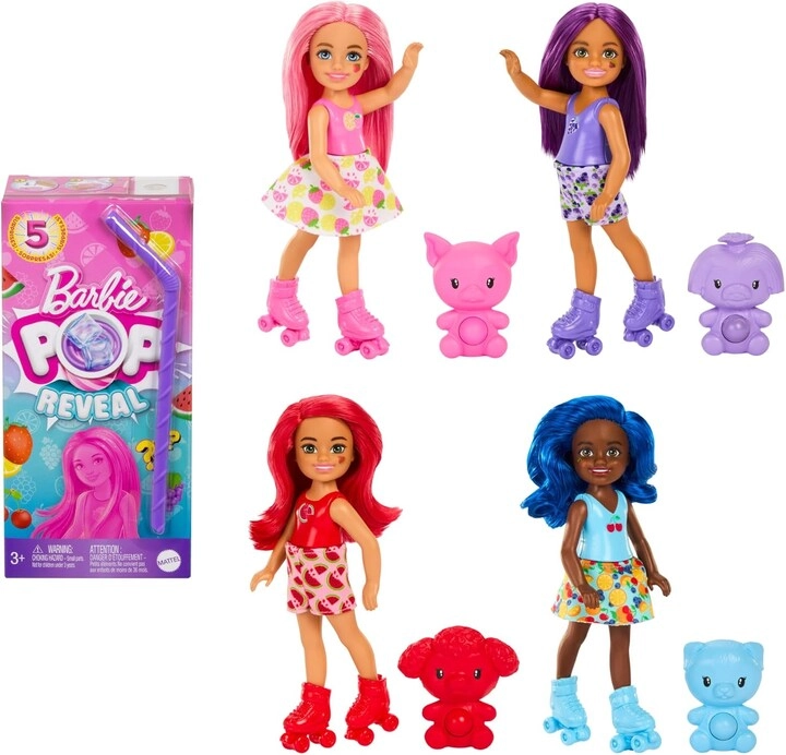 Chelsea Pop Reveal Doll - Fruit Series Ages 3+