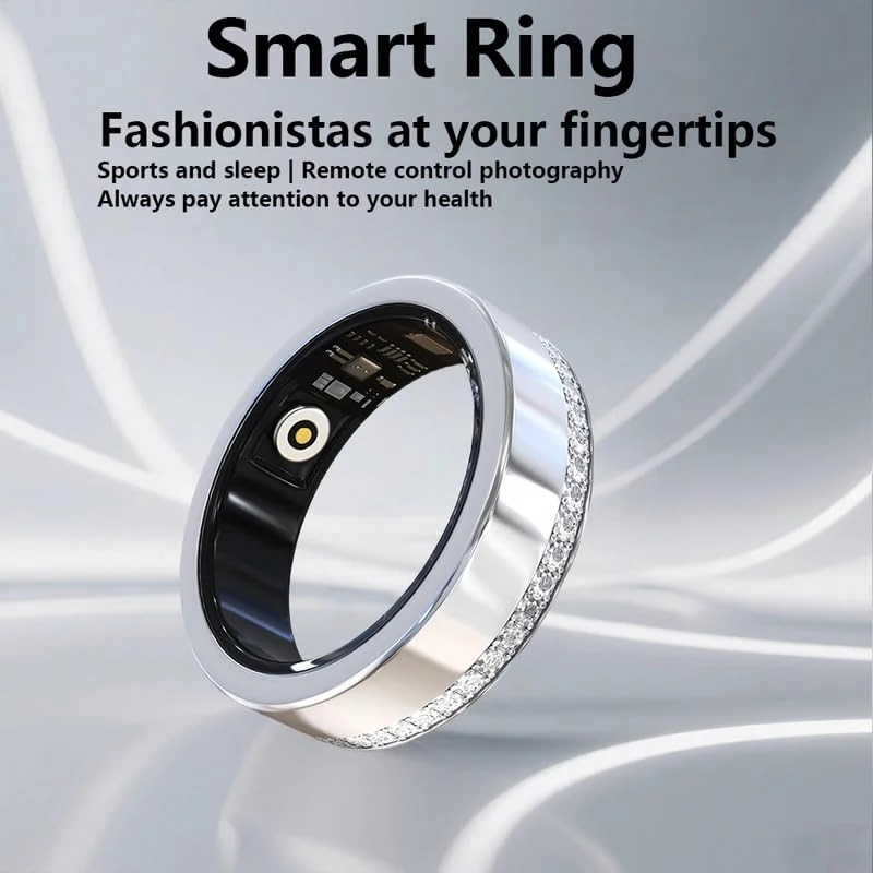 Smart Ring - IP68 Waterproof Heart Rate Blood Oxygen