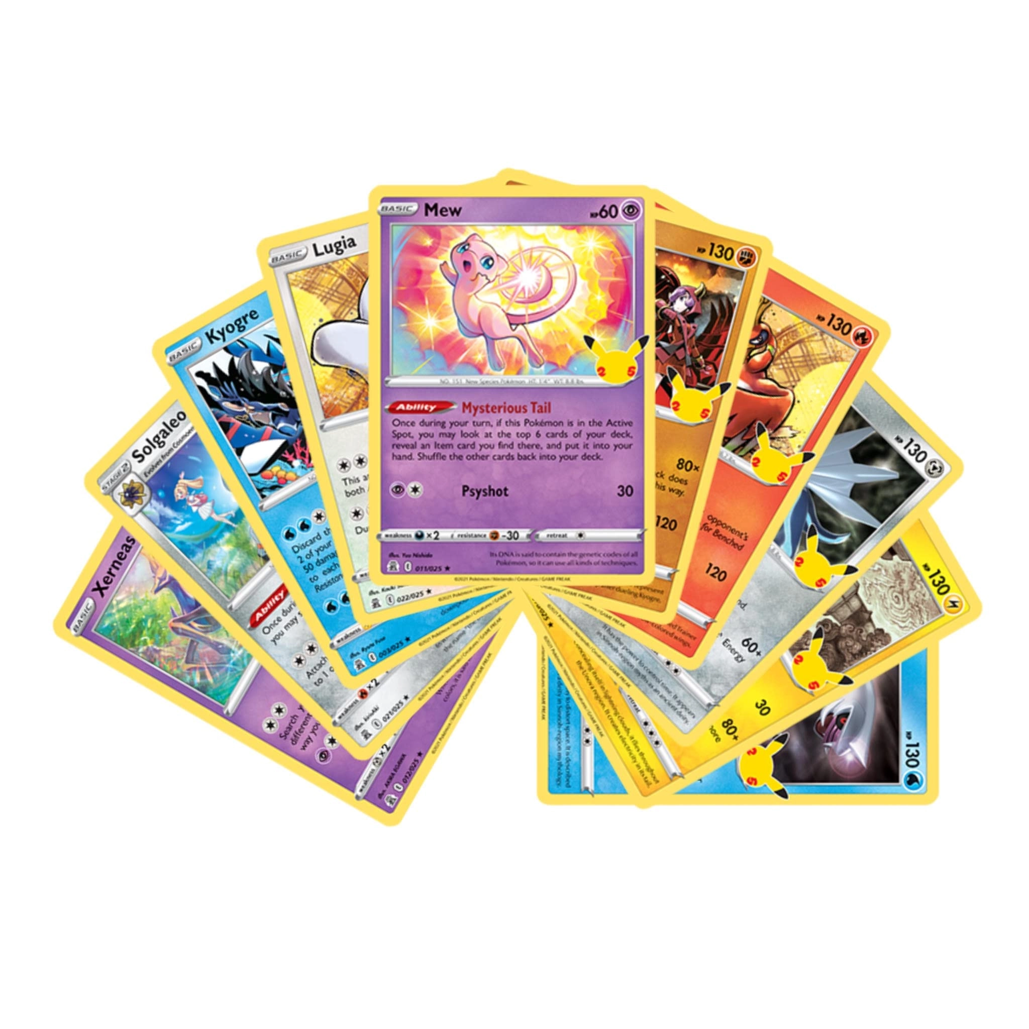 Pokémon 25th Anniversary Celebrations - 10pcs