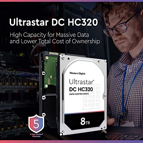 Ultrastar DC HC320 3.5" 7200rpm 256MB SATA 6Gb/s (HUS728T8TALE6L4) - 8TB