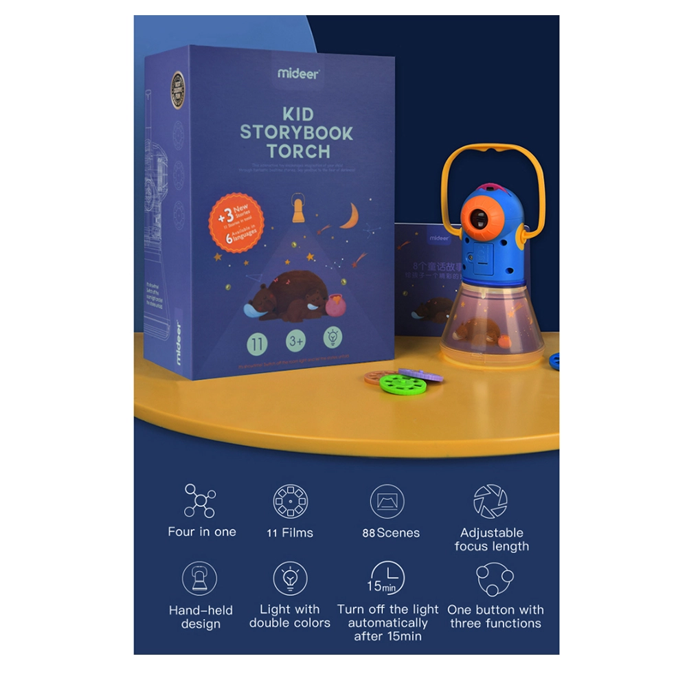 Kids Storybook Projector - 11 Stories 4-in-1