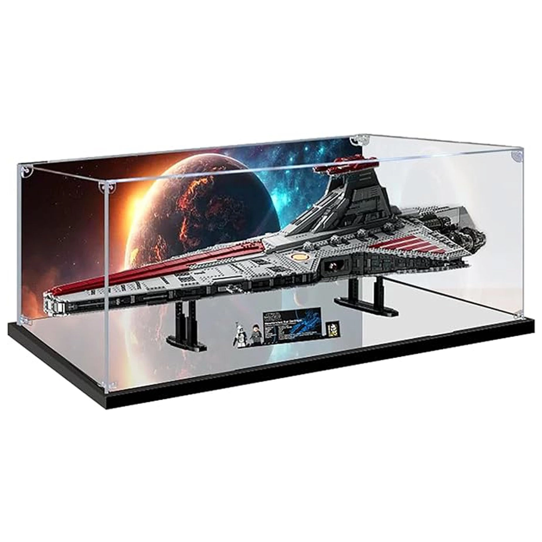 Acrylic Display Box for LEGO 75367 Republican Assault Cruiser Model - Acrylic