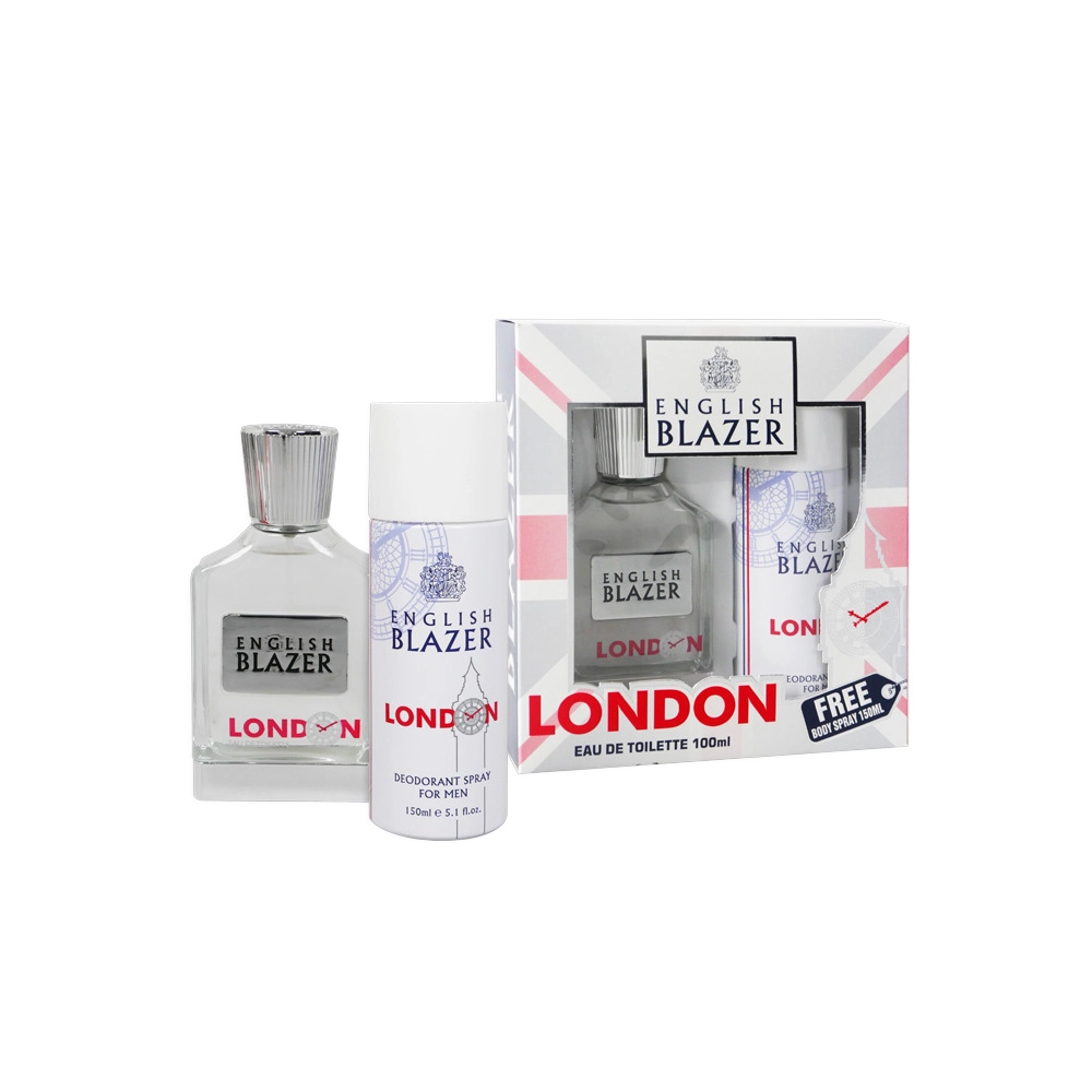 PARFUMS BLEU Blazer Eau de Toilette 100ml + Deo