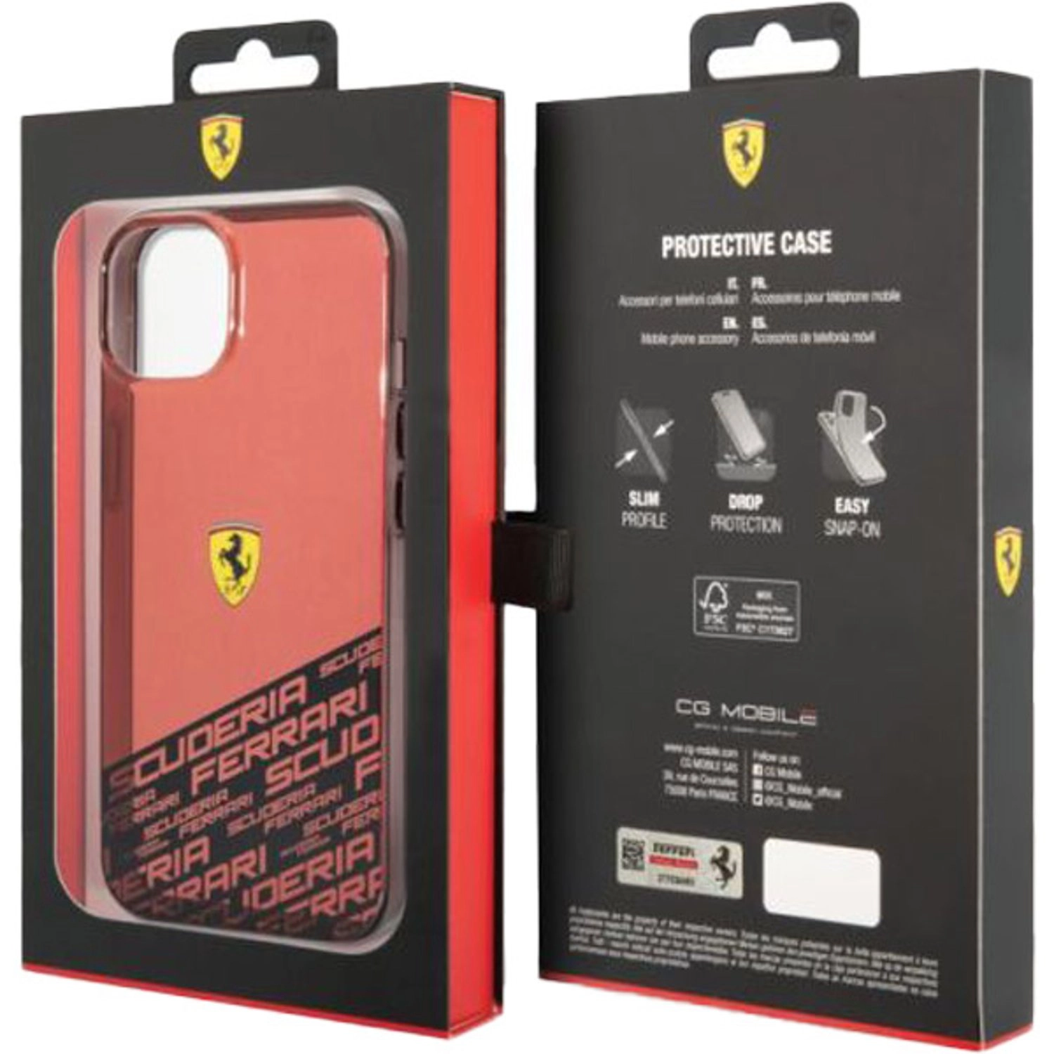 Gradient TPU Scuderia Case for iPhone 14
