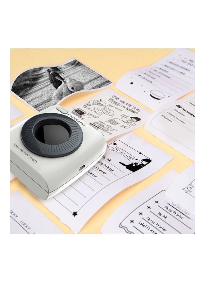 BT Wireless Portable Thermal Printer