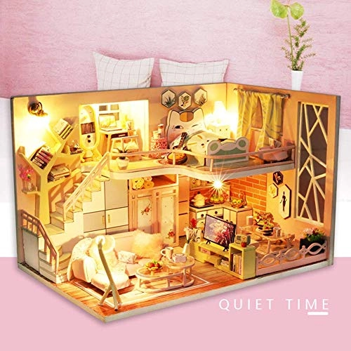 Dollhouse Miniature DIY House Kit - 1:24 Scale