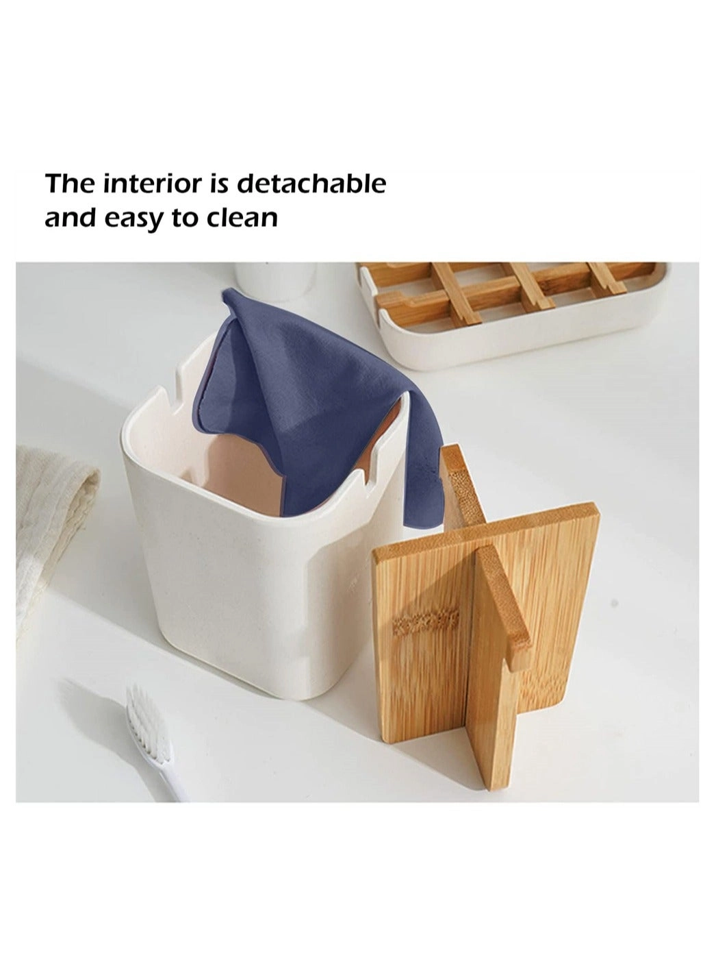 Bamboo Toothbrush Holder