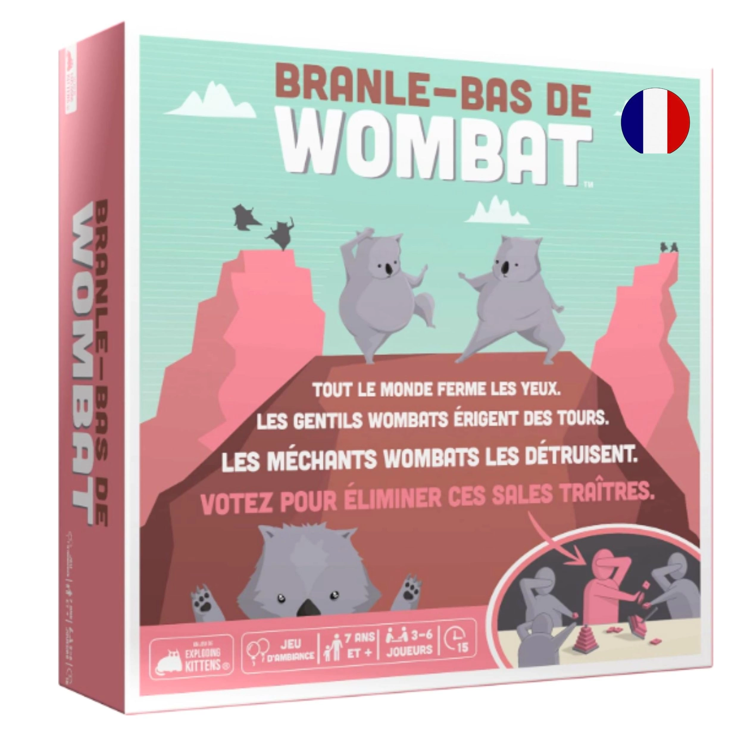Asmodee Exploding Kittens: Wombat Stockings (French)