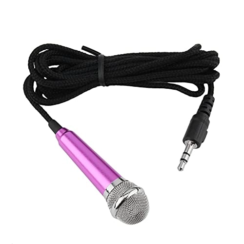 Portable Aluminum Alloy 3.5mm-Mini-Jack Microphone
